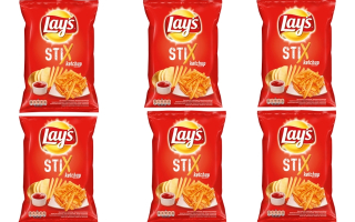 CHIPS POLOŽKY ŠTIPOVANÉ ŠTETIČKY ŠTIPOVÉ 140g 6x