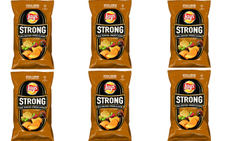 Chips leží silný syr a jalapeno 130g 6x