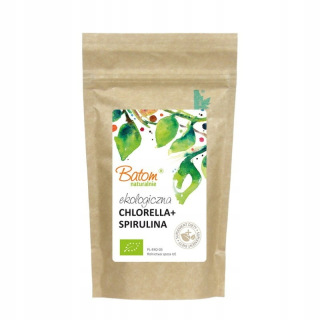 BIO TABLETA CHLORELLA SPIRULINA 200mg 150g BATOM