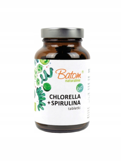 Chlorella + tablety spiruliny bio 120 g (1)