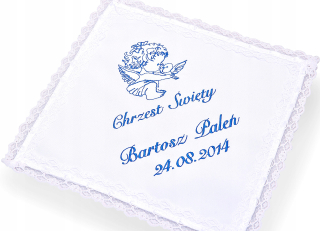 Doplnky na krst - Krst -BAPTISM, Vyšívaný Krzyżmo M