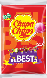 CHUPA CHUPS | POTRAVINY Z OVOCIA SACK | 120 ks