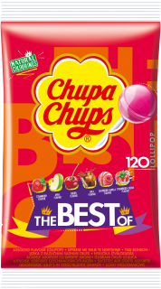 Chupa Chups Fruit Lollipop Sack 120 ks