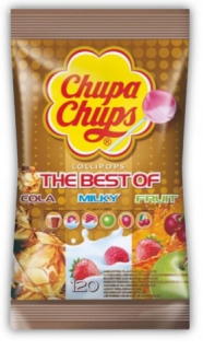 Chupa Chups Lollipops to najlepšie z vrecka 120 ks 1440g