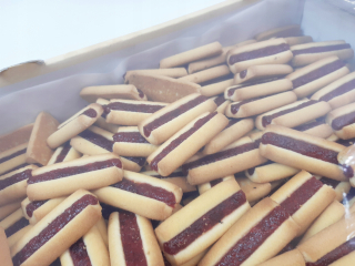 Ovocie dvojité cookies, golub, 2kg lepenka