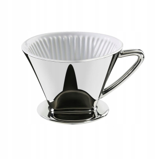 Cilio Caffefilter Coffee Filter Strieborná veľkosť 4