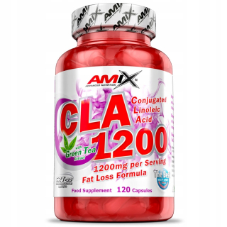 Spaľovač tuku - CLA 1200 + zelený čaj 120 viečok. Amix Nutrition