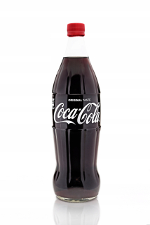 COCA COLA z Talianska Sklenená fľaša 1L Originál
