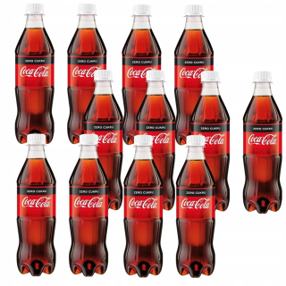 COOCA-COLA ZEROUNDÁCIA 12X 500ML Nastavte bez kalórií