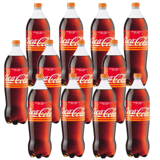 Coca-cola nula oranžový-vanilkový cukor 12x 500ml