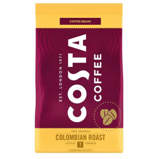 Zrnková káva -  Costa Coffee Kolumbijská pečená 500g 100% Arabica