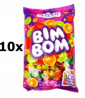 Candy Bim Bom Roshen Luz 10 x 1KG