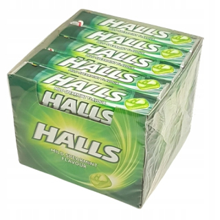 DROPSY HALLS SPEARMINT Sladkosti 33,5G, 20ks