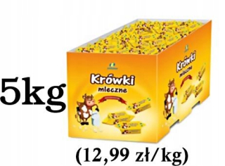 Candy mlieko Fudge Lewiatan 5kg