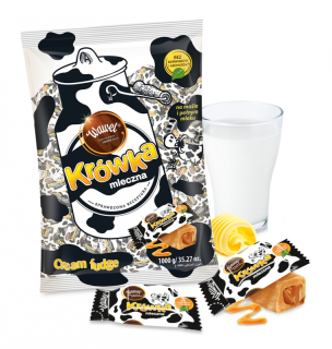 WAWEL MLIEKO Fudge CANDIES - 1KG.