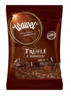 CANDIES TRUFLEJ V ČOKOLÁDE Uvoľnite 1 KG WAWEL