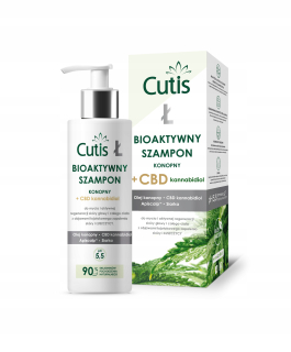 CBD - Cutis bioaktívne konopný šampón + CBD