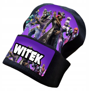 Winter Cap fortným + Name Nicker! rôznymi vzormi