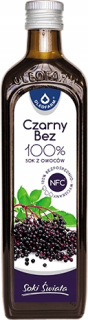Čierna bez 100% čiernej lilac ovocnej šťavy, 490ml