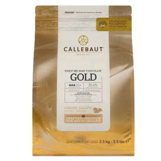 Čokoláda Callebaut Kaletki Gold White with Caramel