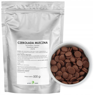 Mliečna čokoláda 37% Cocoa Koletki Malé 500g