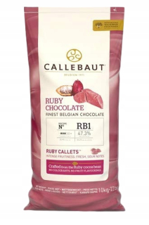 ČOKOLÁDOVÁ RUŽOVÁ CALLEBAUT Peňaženky RUBY Deseo 10kg