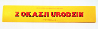 ČOKOLÁDA TOBLERONE "NARODENINY" 100G.