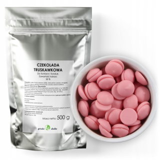 JAHODOVÁ ČOKOLÁDA malá bursa 0,5 kg
