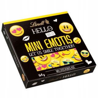 ČOKOLÁDY Lindt Hello Mini Emotis 164g