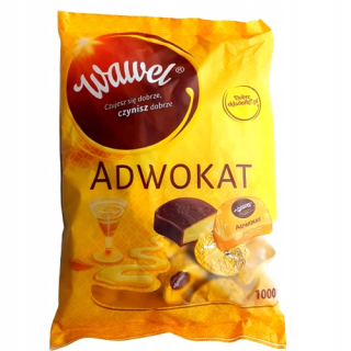 Plnené čokolády wawel liqueur adwokat 1kg