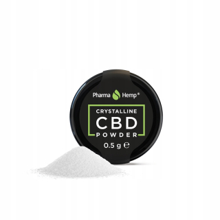 CBD - 99,6% certifikát GMP Clean CBD kryštálov 0,5 g