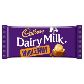 Cadbury Mliečne čokoláda s celou oratmi 200 g