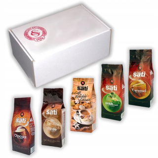 Káva mletá - Cafe SATI 5 x 250g v vianočnom boxe (349)