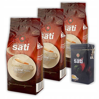 Káva mletá - Cafe SATI CREMEE BRULEE 3X 250G s CAN (336)