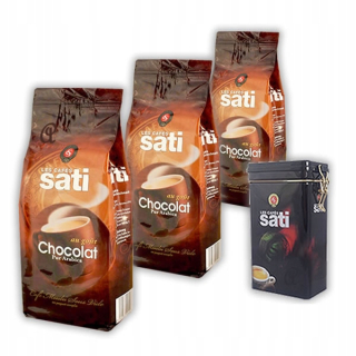 Káva mletá -  Cafe Sati Chocolate 3x 250g s CAN (432)