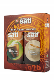 Káva mletá -  Cafe Sati Set Creme Brule / Walnut Mielona 2x250g