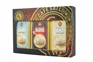 Káva mletá -  Cafe SATI Ochutené ploché 3x200g