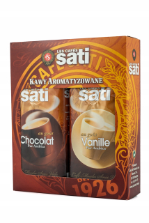 Káva mletá -  Cafe Sati Kit Chocolate / Wanilla Mielona 2x250g
