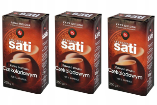 Káva mletá -  Cafe Sati Chocolate Coffee mleté 3 x 250 g