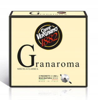Káva mletá - CAFFE VERNANO GRANOMA Káva mletá 2x250g