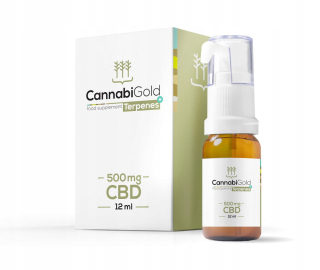 CBD - CANNABI GOLD NEW CBD OLEJEK + TERPENSE 500mg
