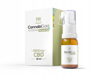 CBD - CANNABI GOLD OLEJEK CBD TERPÉNY 1500mg 12ml