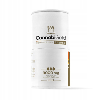 CBD - CANNABIGOLD intenzívny, konope olej 3000 mg, 12 ml