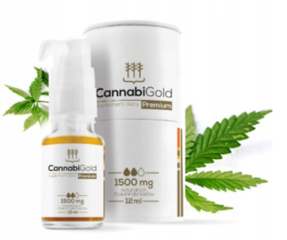 CBD - CANNABIGOLD PREMIUM 15% CBD Knink olej 1500mg