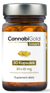 CBD - Cannabigold Inteligentné 30 x 10mg konopný olej v čiapke.