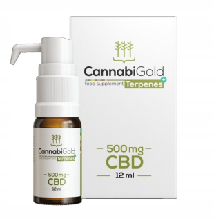 CBD - Cannabigold Terpény + 500 mg oleja CBD Terpény 12ml