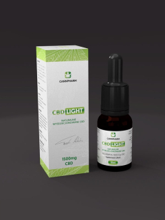 CBD - Cannpharm olej CBD svetla 15% 10ml