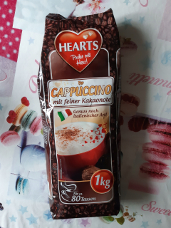 Cappuccino - Kapučíno - Cappuccino srdce Kakaonote 1 KG z Nemecka