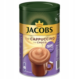 Cappuccino - Kapučíno - Cappuccino jacobs s čokoládou Milka môže 500 g