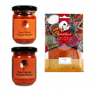 Carolina Reaper + Trinidad Scorpion + Chilli 20g